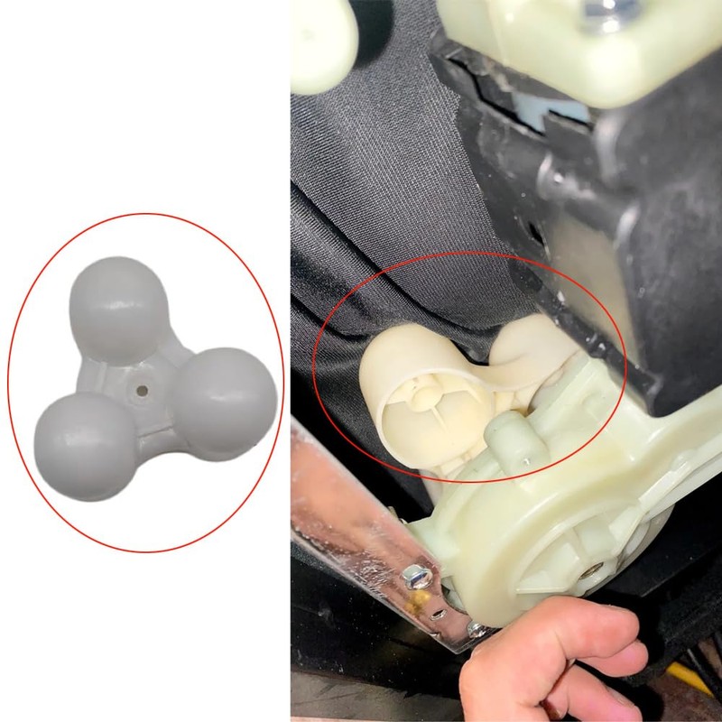 DeaHea Massage Chair Rotating Ball Replacement Roller Parts 3 Head