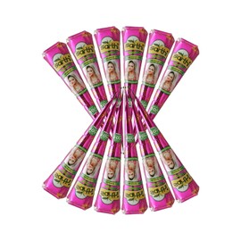 Sarthi 100% Natural Henna 6 x Paste Cones (Red-Brown) 250 g - No Mix, No PPD - Skin-Friendly & Safe - Perfect for Body Art & Traditional Designs