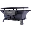 ESPIDOO Cast Iron Grill Outdoor Portable: Heavy-Duty Enameled Charcoal BBQ