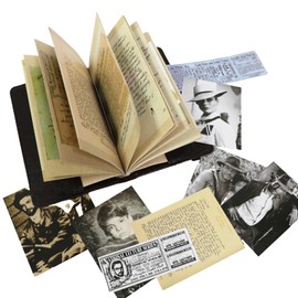 Dacnod Holy Grail Diary Indiana Journal, Indiana Grail Diary Journal, Indiana Holy Grail Diary Props,Raiders of The Lost Fertility Idol Statue Model Resin Replica Prop Crafts Collectibles(Notebook)