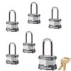 Master Lock - (6) Keyed Alike Locks w/ 12 Keys,