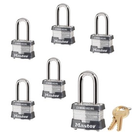 Master Lock - (6) Keyed Alike Locks w/ 12 Keys, 3KALF-6