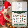 Acevegue 408 Sheets Christmas Tattoos Children, Christmas Glitter Children's Tattoos