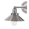 JONATHAN Y JYL7427B July 17.5" 2-Light Metal Shade Farmhouse Sconce