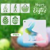 HICOHAND Easter Stencils Templates, 49pcs Easter Decorations Stencils Plastic Drawing