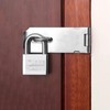 SUS304 Stainless Steel Shed Lock Hasp Door Lock with Padlock,