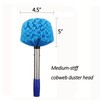 Duster, Cobweb Duster with Extension Pole, Medium Stiff Bristles Cobweb