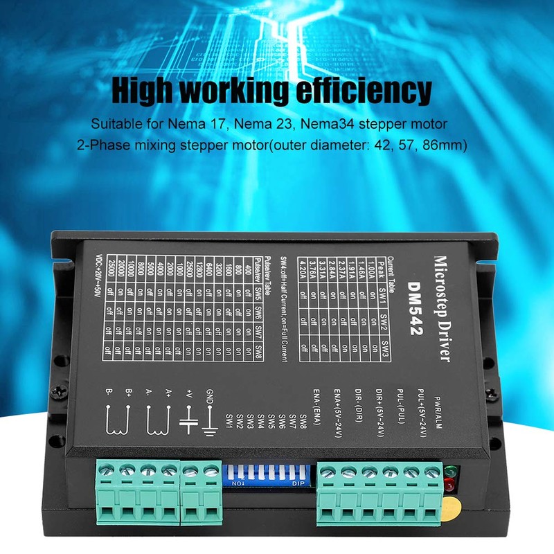 Fafeicy Micro Step Driver Stepper Motor Driver 2 Phase High
