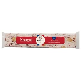 LeNougat Soft Almond & Red Fruits Nougat Bar, 3.52oz (1 Bar)