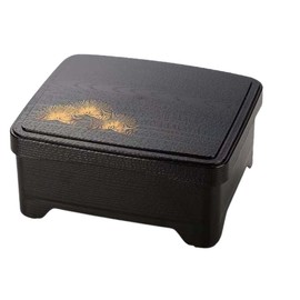 J-kitchens Takeout Elephant Box, Eel Drinkware, Black with Matsukasa (Inner Black), ABS Resin, Polypropylene, 6.4 x 5.6 x 3.0 inches (16.2 x 14.3 x 7.5 cm), Made in Japan