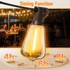 Skoiuc 100FT Solar String Lights Outdoor Waterproof with Remote &