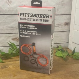 Pittsburgh Multi-Use Transfer Pump Oil Change Siphoning Gas Inflation Nozzle