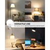 GOEBLESON Rechargeable Light Bulbs with Remote Control 2 Packs, Battery