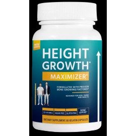 HEIGHT GROWTH MAXIMIZER-Get taller and INCREASE BONE GROWTH! 60 Capsules
