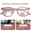 ZESAKER Bifocal Reading Glasses for Women Men Clear Top Bifocal