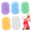 Minkissy 2sets Travel Soap Sheets Hiking Soap Outdoor Products Gentle