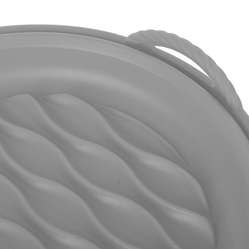 Fryer Silicone Liner Foldable Round Wavy Stripe Heat Resistant Reusable