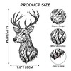 Deer Head Metal Wall Art - Rustic Cabin Decor