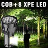 Linterna LED recargable, 4000 lúmenes, súper brillante, impermeable, mini linterna