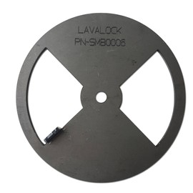 LavaLock® Smoker Pinwheel BBQ air Damper Pit Grill Vent, Steel 4 6 8 12 (6" Diameter)