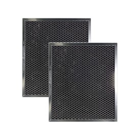 Air Filter Factory Replacement For GE WB2X9760 WB2X2891 Range Hood Charcoal Carbon Filters 10-3/8 x 11-3/8 Inches 2-Pack
