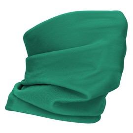 MKR Bandoozi Neck Warmer Lightweight Breathable Neck Tube Balaclava Multifunctional Scarf Snood Headband Face Mask (Kelly Green)