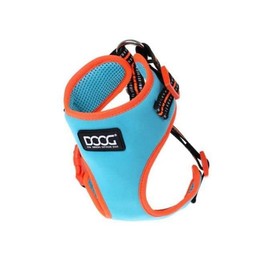 DOOG - All Weather 'Neoflex" Dog Harness, Flexible Neoprene Breathable Mesh Padding Light Wetsuit Material Water Friendly Draws Moisture Away Fir Skin Easy Fit Small, Medium, Large, XL Soft Comfortable 2 Point Adjustable Leash Training Run Walk Swim