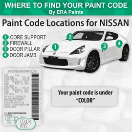 ERA Paints C43 - Greige Metallic for NISSAN Exact Match Automotive Touch Up Paint Jar - Pro Kit