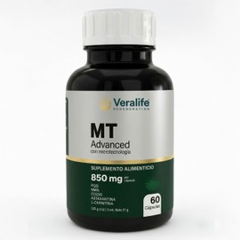 MT Con PQQ NMN Coenzima Q10 Astaxantina Y L-Carnitina | Suplemento Alimenticio Antioxidante Mitocondrial En Cápsulas | 60 Cápsulas De Alta Concentraci
