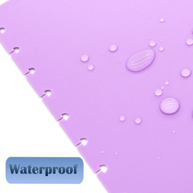 ITSYHPRO 4 Set Junior Discbound Covers for Happy Planner Purple