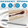 Dessert Spoons Set of 6 Stainless Steel Ice Cream Spoons