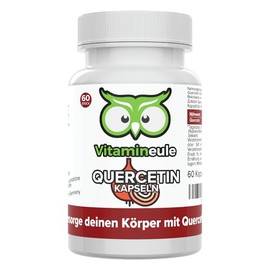 Quercetin Capsules – High Dose – 300 mg – Quality from Germany – No Additives – Vegan – Laboratory Tested Vitamineule®