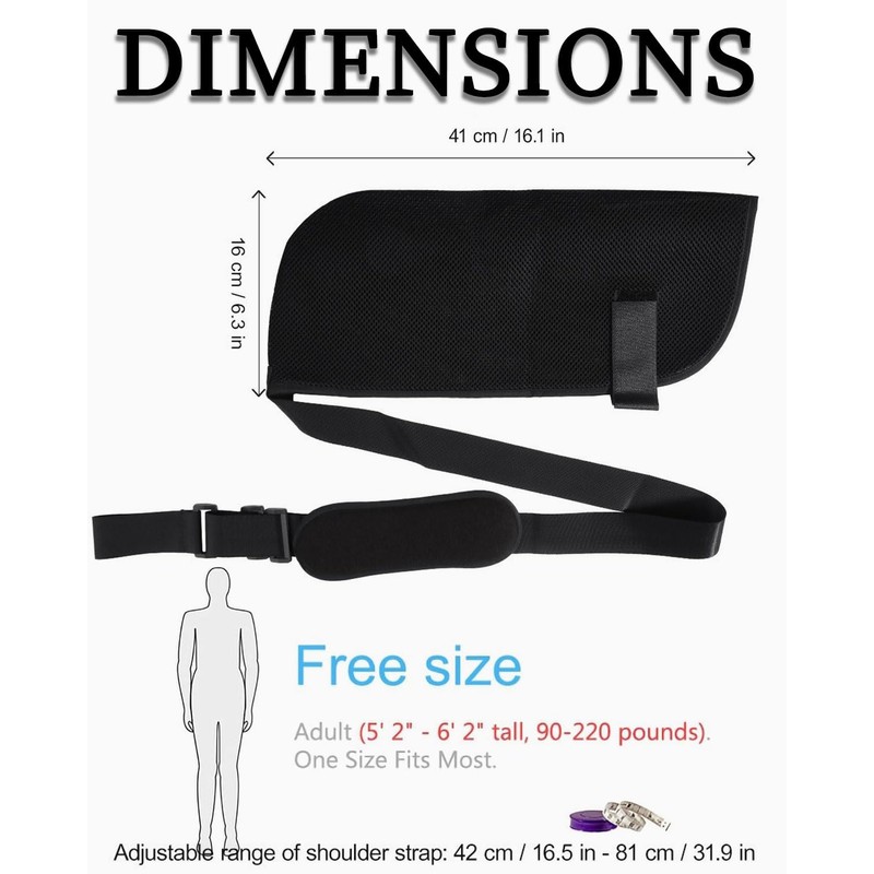 TOZBLEU 1 x Arm Sling Shoulder - Adjustable Arm Strap