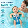 Inflatable Baby Pool Float with Canopy – Wide PVC Infant