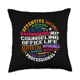 Counseling Office Life Appreciation Week Back to School Throw Pillow