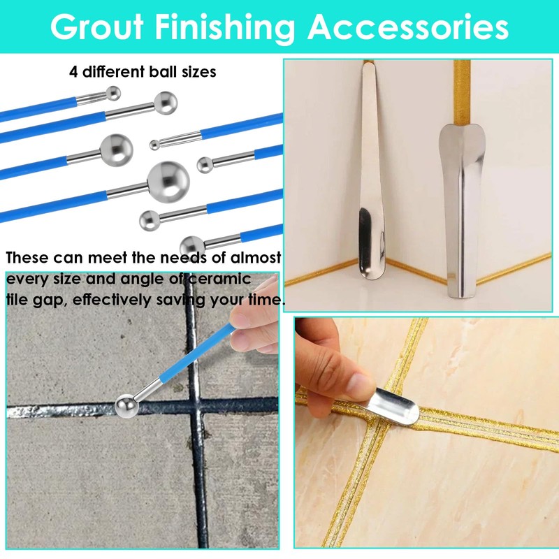25-Piece Premium Grout Removal Tool Kit – Heavy-Duty Tile Grout