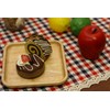 Fuji Boeki 96219 Plate, Square, Diameter 5.9 inches (15 cm),