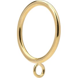 48 x Gold Metal Curtain Ring Inner Diameter 38mm Fits Curtain Rods Under 32mm