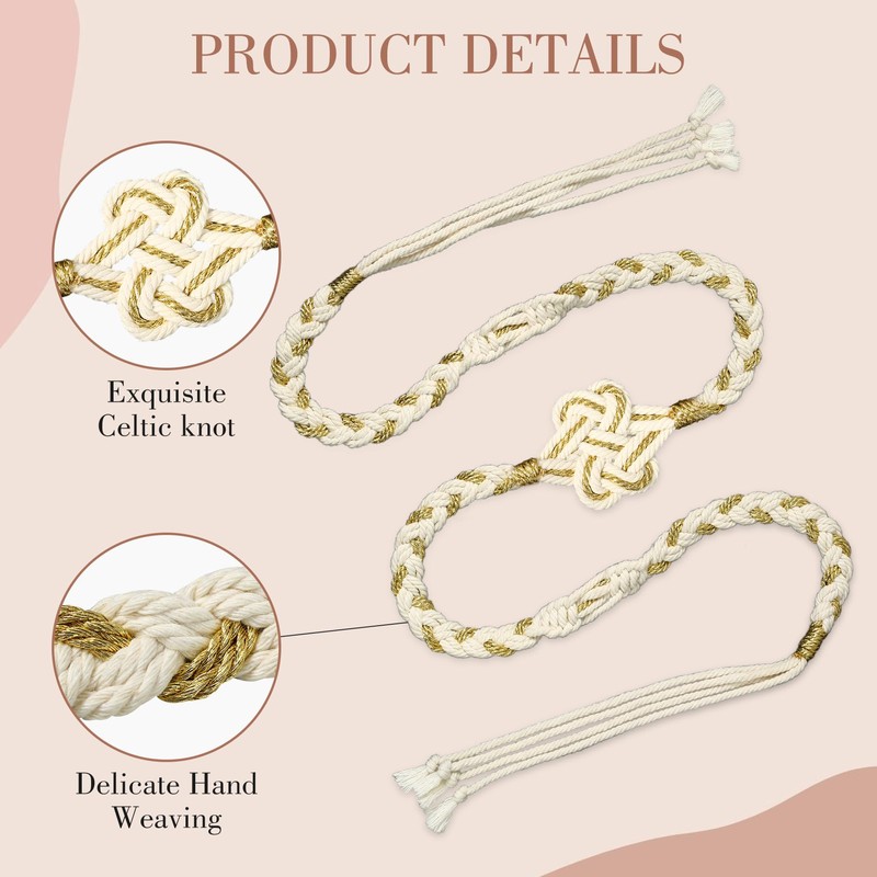 Handfasting Cord for Wedding - Handfasting Cord Wedding Cord, Gold