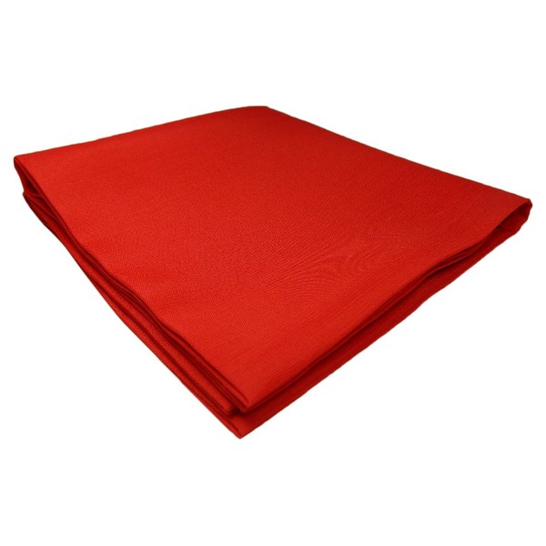 茶道具 Woven Fabric (Over)/Fake Silk 塩瀬 Over (Red