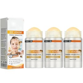 Suero Reafirmante En Barra Con PéPtidos De ColáGeno,Bee Firming Stick Serum,Roll-On De Retinol, Reafirmante En Barra Para Rostro Y Cuello,Restaura La Elasticidad De La Piel,Todo Tipo De Pieles (3PCS)