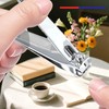 Heavy Duty Stainless Steel Nail Clippers for Thick Nails, Ergonomic