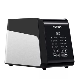 Katian KETIAN Touch Screen Toaster 2 Slice, Bagel/ English Muffins/Toast/ Pastry/Waffle