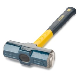 ESTWING Sure Strike Engineer's Hammer - 64 oz Sledge with Fiberglass Handle & No-Slip Cushion Grip - MRF64E