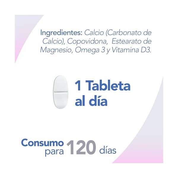 NatGel Calcio con Vitamina D3 y Omega 3 | Suplemento