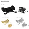 Small Sawtooth Picture Hangers with Screws - 50 Pack, Picture