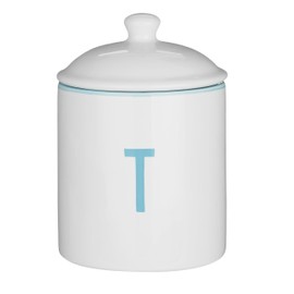 Premier Housewares Homestead Tea Canister, 570 ml - White