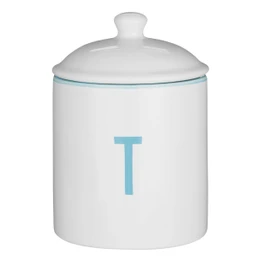 Premier Housewares Homestead Tea Canister, 570 ml - White