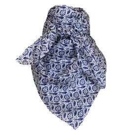 Wyoming Traders Frontier Calico Cowboy Wild Rag 100% Silk Scarf Bandana Multiple Colors 34.5" (Leaf)