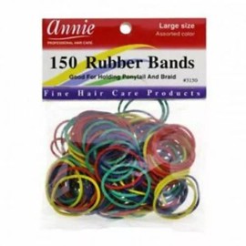 Annie 150 Asst Rubber Bands